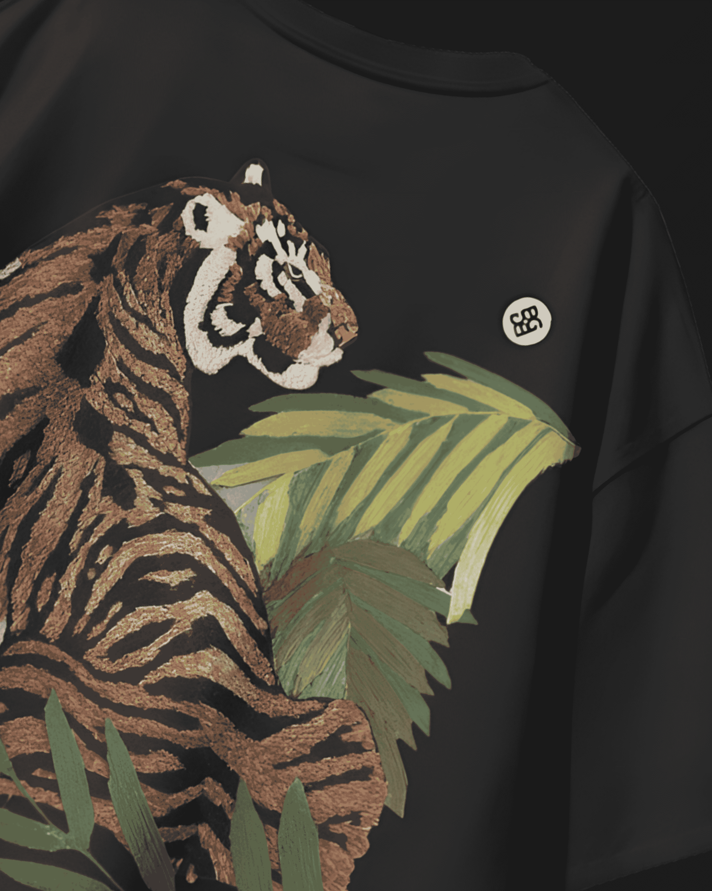 THE HIDDEN TIGER BLACK T-SHIRT