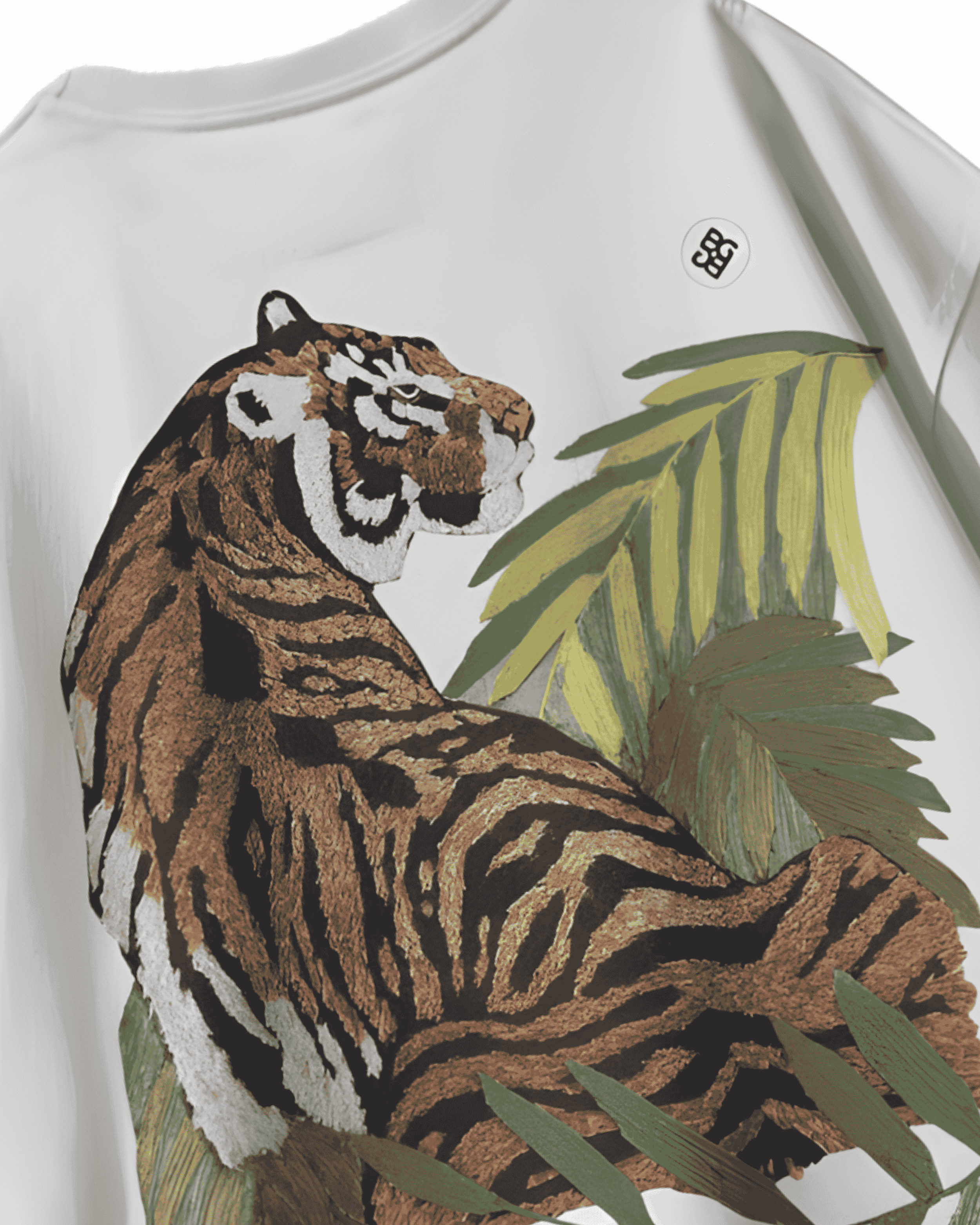THE HIDDEN TIGER WHITE T-SHIRT