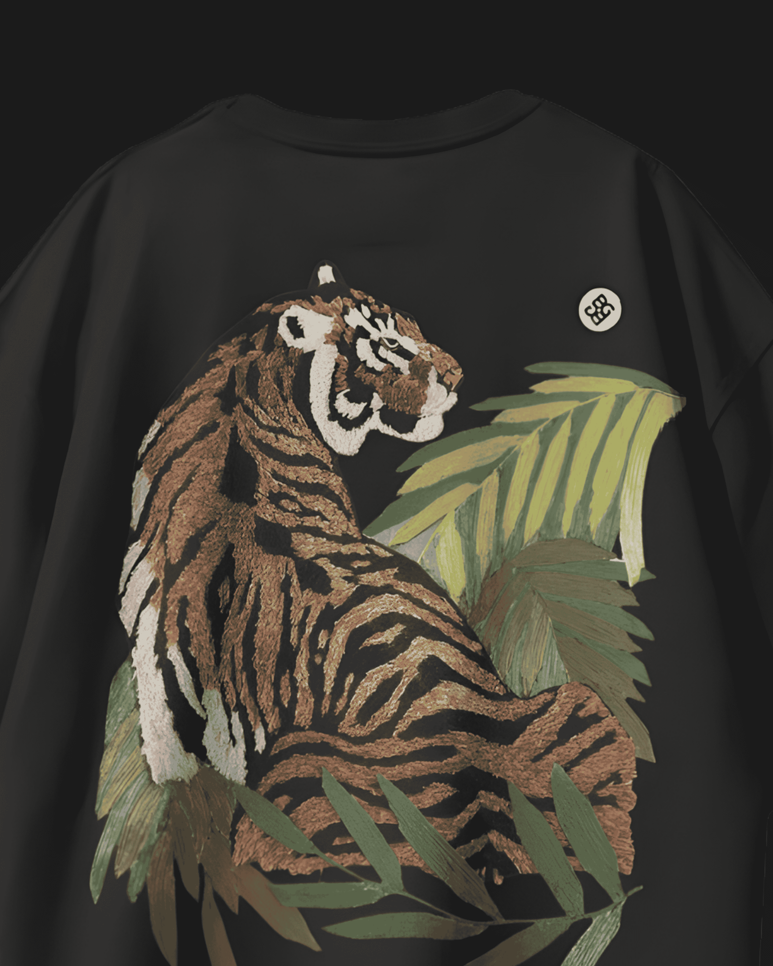 THE HIDDEN TIGER BLACK T-SHIRT