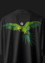 PARROT PEAK BLACK T-SHIRT