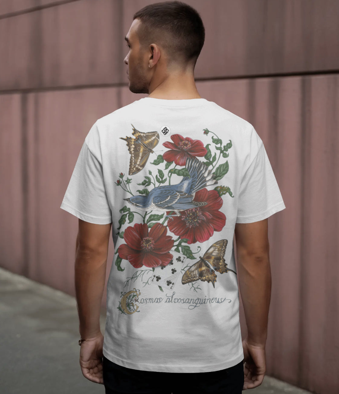 BLUEBIRD GARDEN ART T-SHIRT