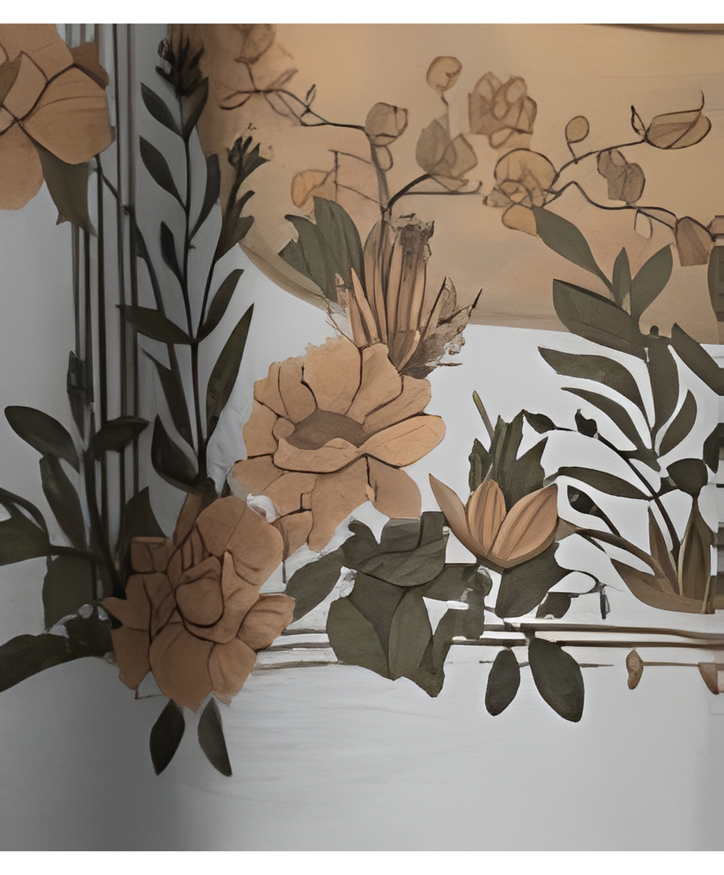 VINTAGE REPTILE FLORAL BATH T-SHIRT