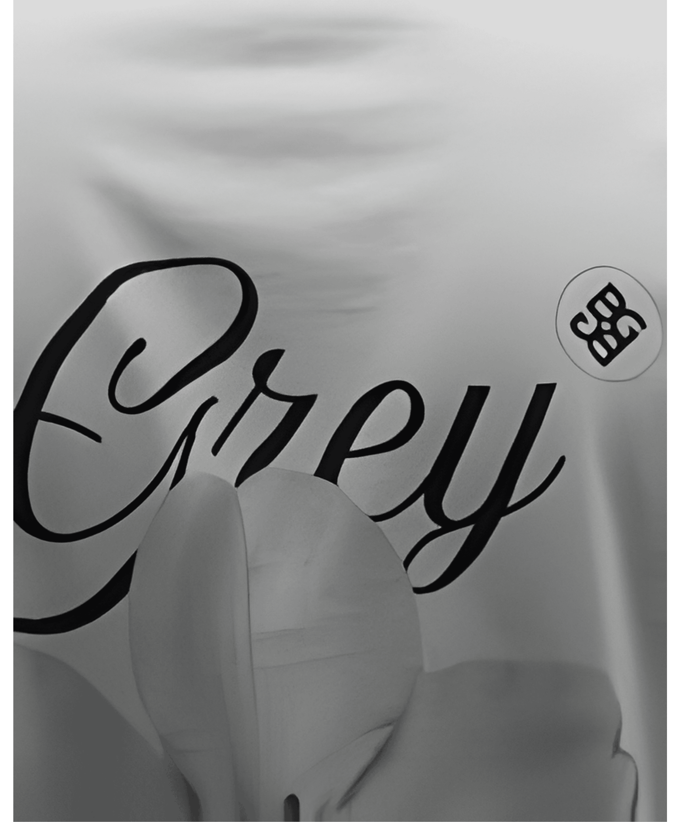 COLD BLUGREY BLOOM T-SHIRT