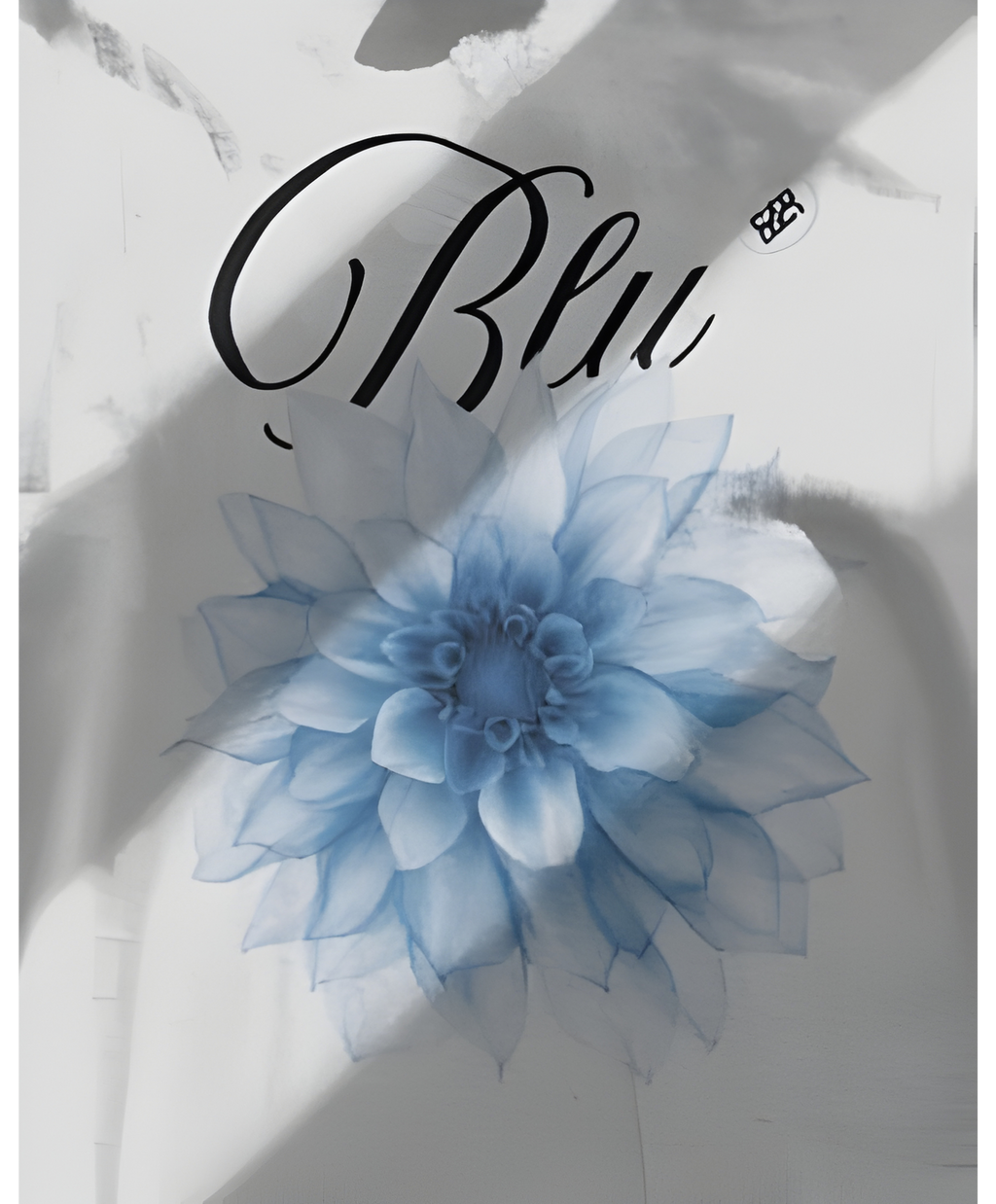 COLD BLUGREY BLOOM T-SHIRT