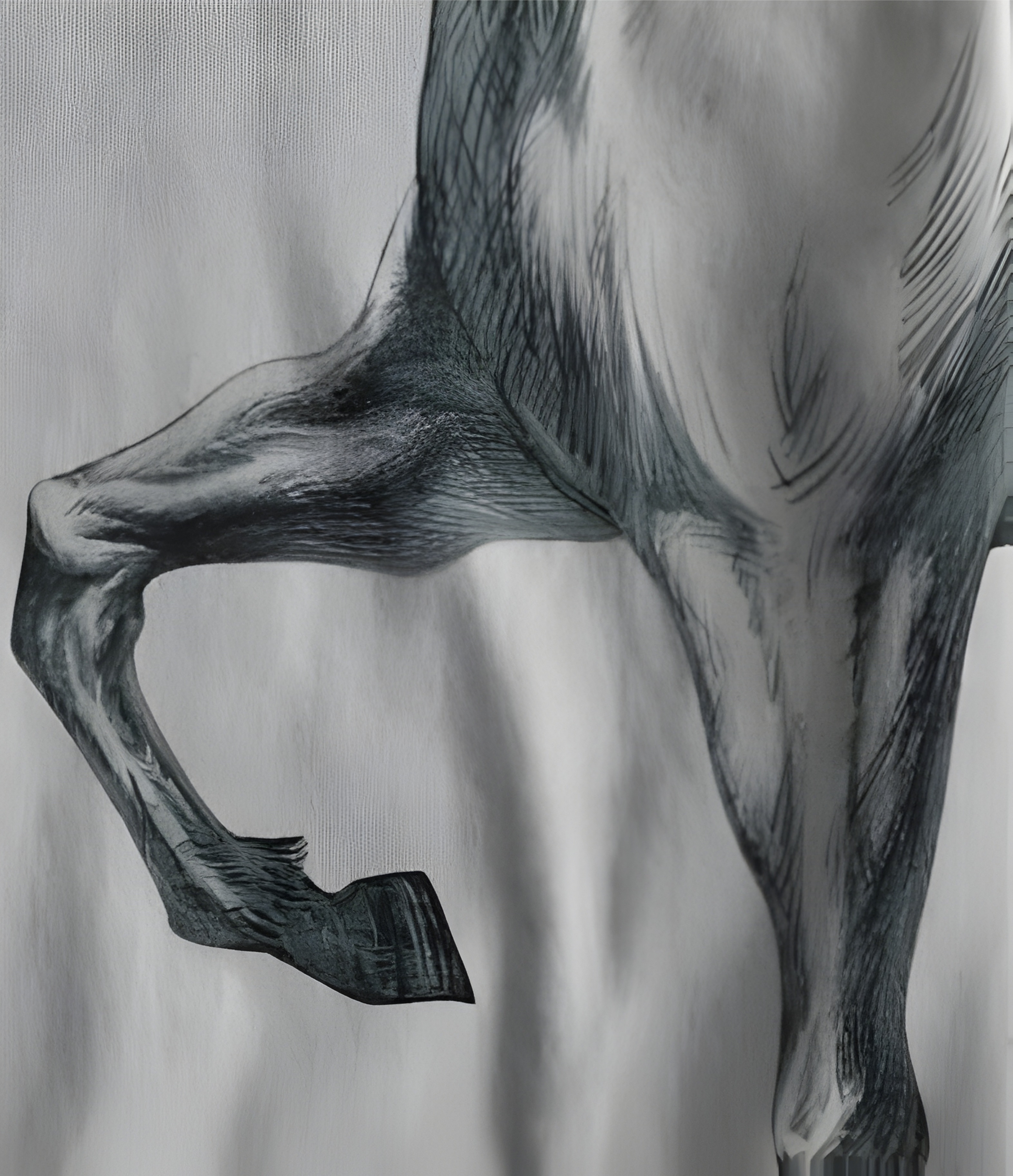 MAJESTIC HORSE PRINT T-SHIRT