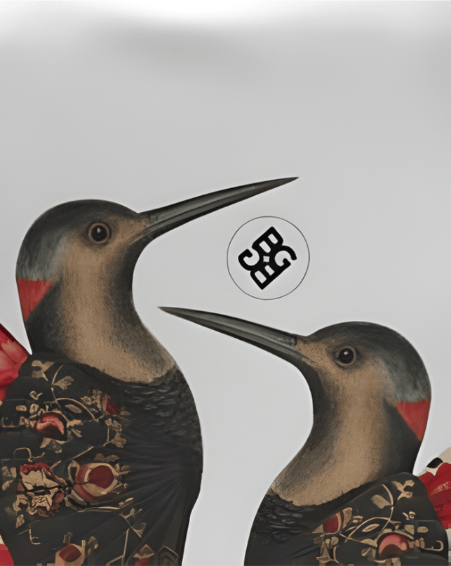 FLORAL WINGED AVIAN DUO T-SHIRT