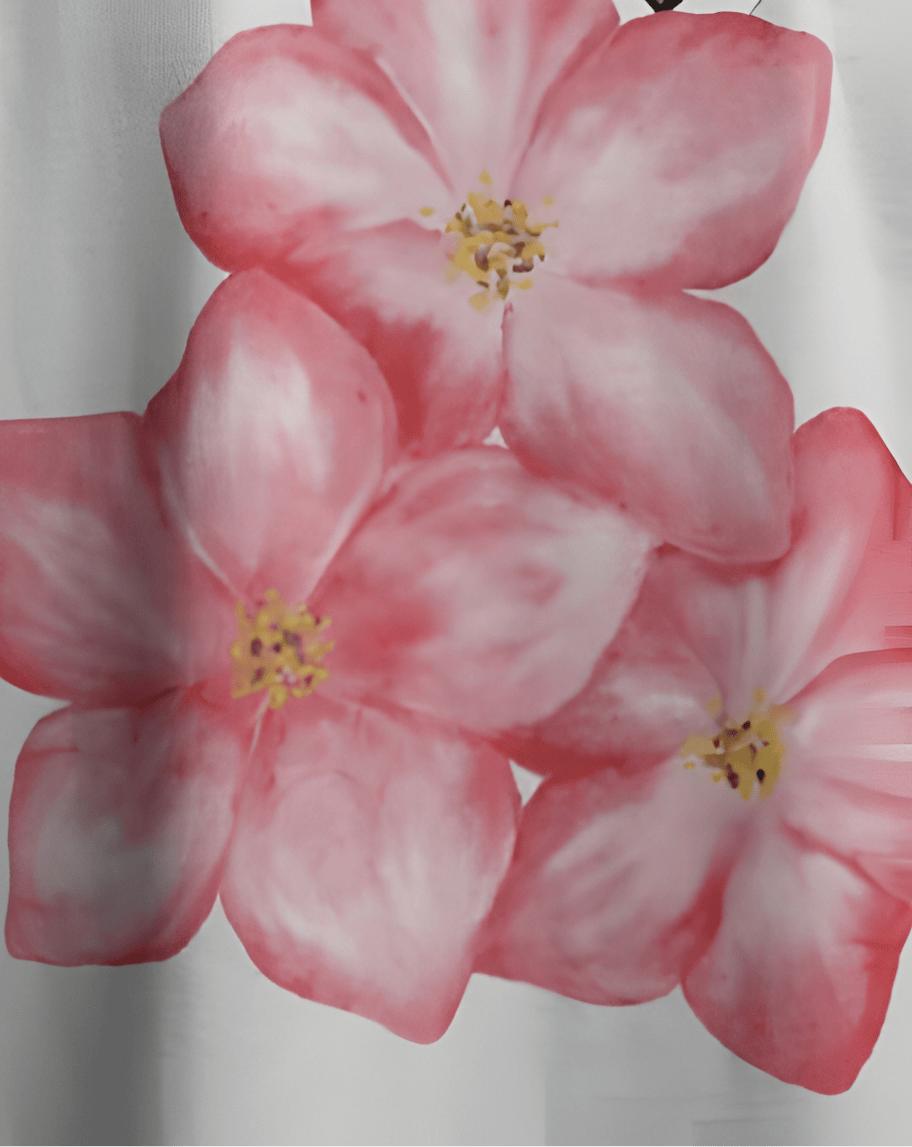 TRIPLE BLOOM PINK T-SHIRT