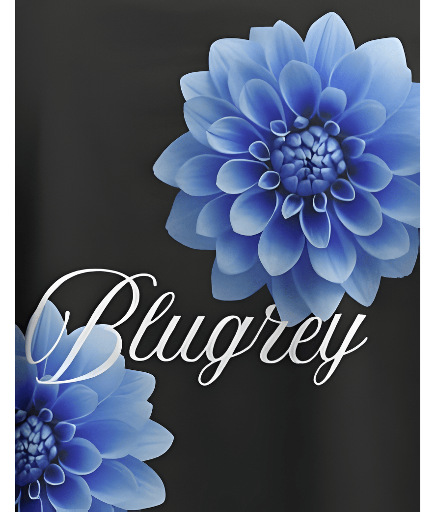 BLUGREY BLUE BLOOM T-SHIRT
