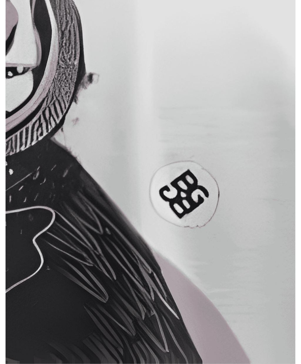 BLACK WING BLOSSOM T-SHIRT