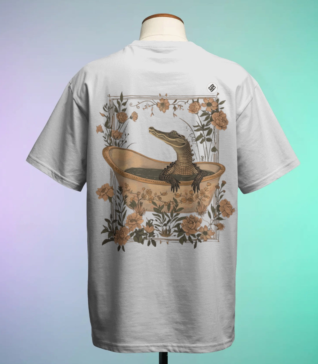 VINTAGE REPTILE FLORAL BATH T-SHIRT