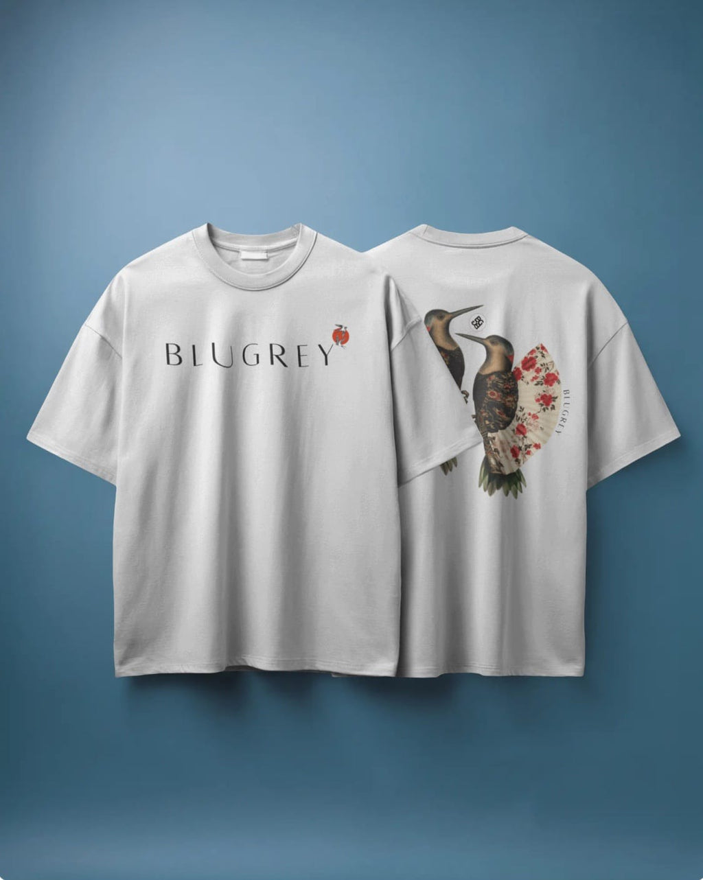 FLORAL WINGED AVIAN DUO T-SHIRT