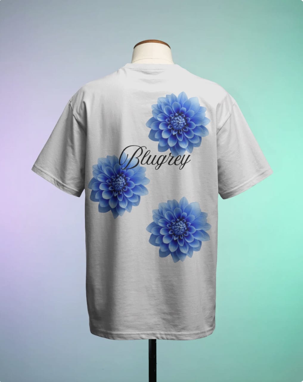 BLUGREY BLUE BLOOM T-SHIRT