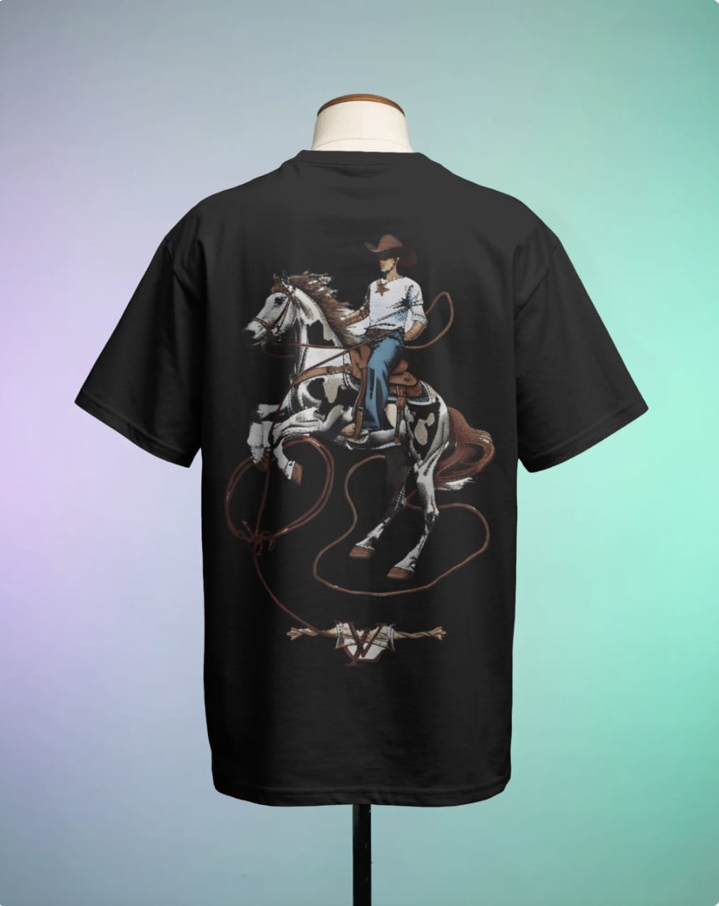 BLUGREY MAVERICK COWBOY T-SHIRT