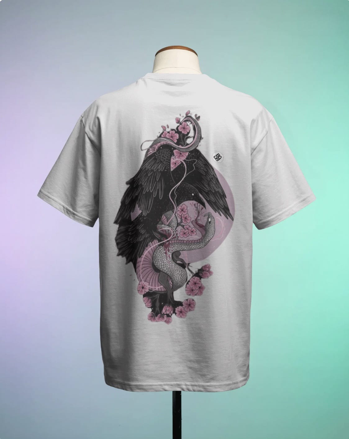 BLACK WING BLOSSOM T-SHIRT