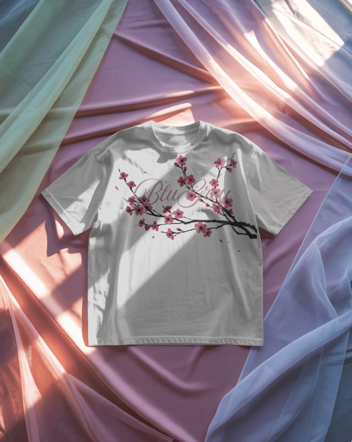 TRIPLE BLOOM PINK T-SHIRT