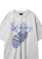 BLUE BEE WHITE T-SHIRT
