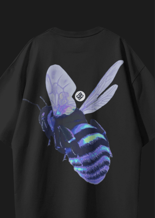 BLUE BEE BLACK T-SHIRT