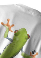WHITE GRAPHIC FORG T-SHIRT