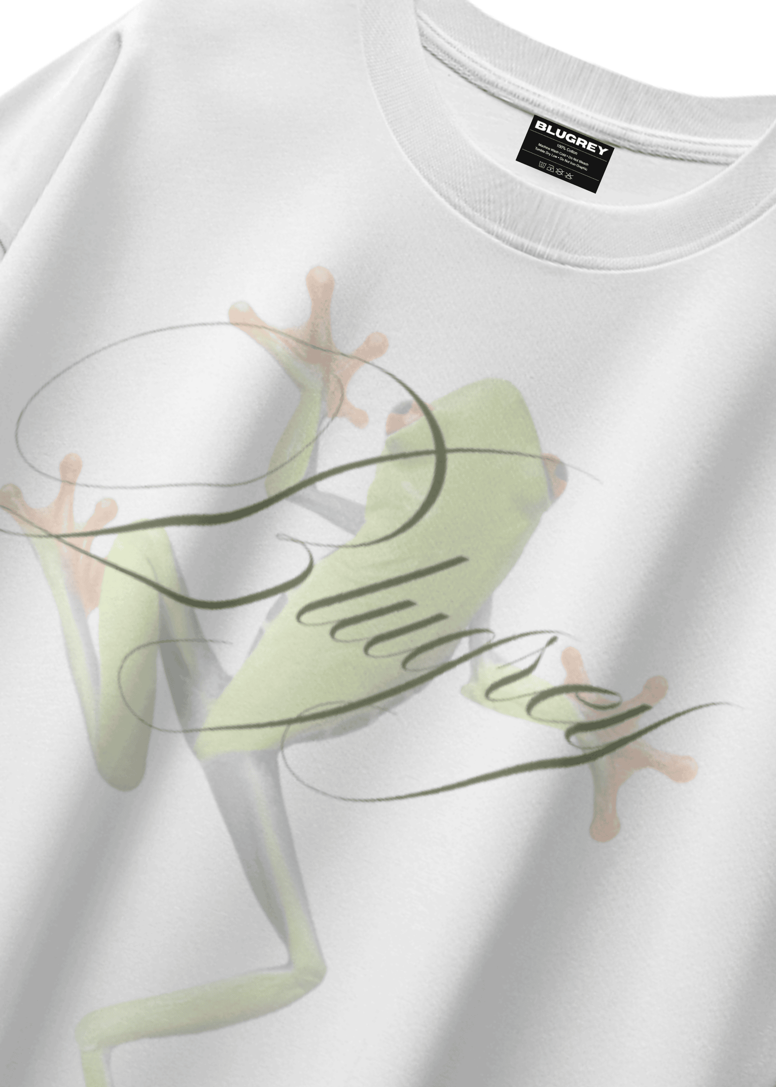 WHITE GRAPHIC FORG T-SHIRT