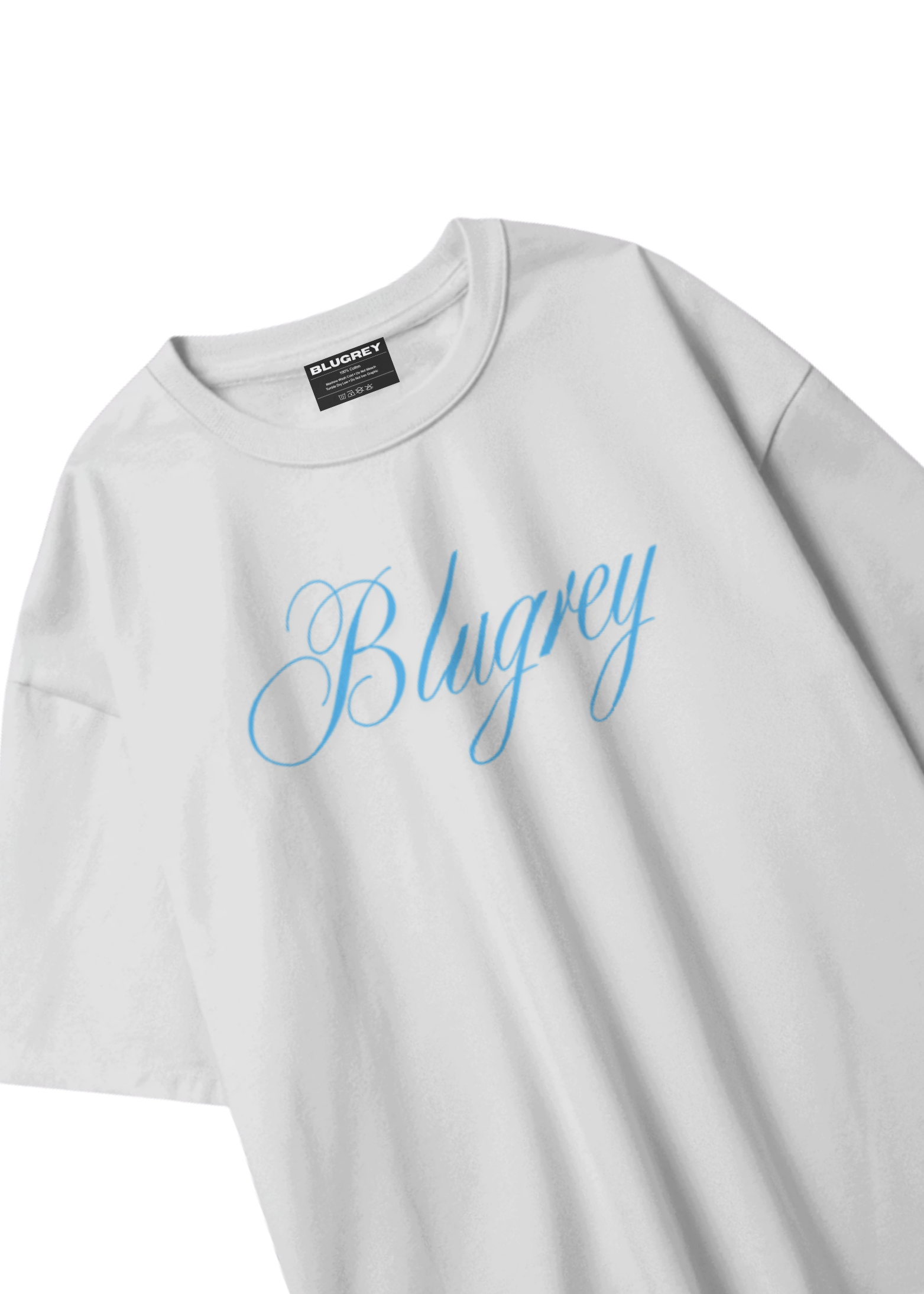 BLUE ICE CREAM WHITE T-SHIRT
