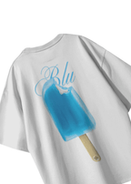 BLUE ICE CREAM WHITE T-SHIRT