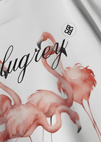 FLAMINGO WHITE T-SHIRT