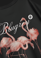 FLAMINGO BLACK T-SHIRT