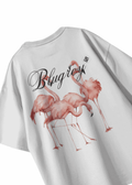 FLAMINGO WHITE T-SHIRT