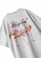 FLAMINGO WHITE T-SHIRT