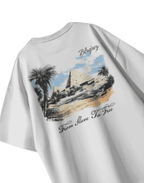 DESERT PYRAMID WHITE T-SHIRT