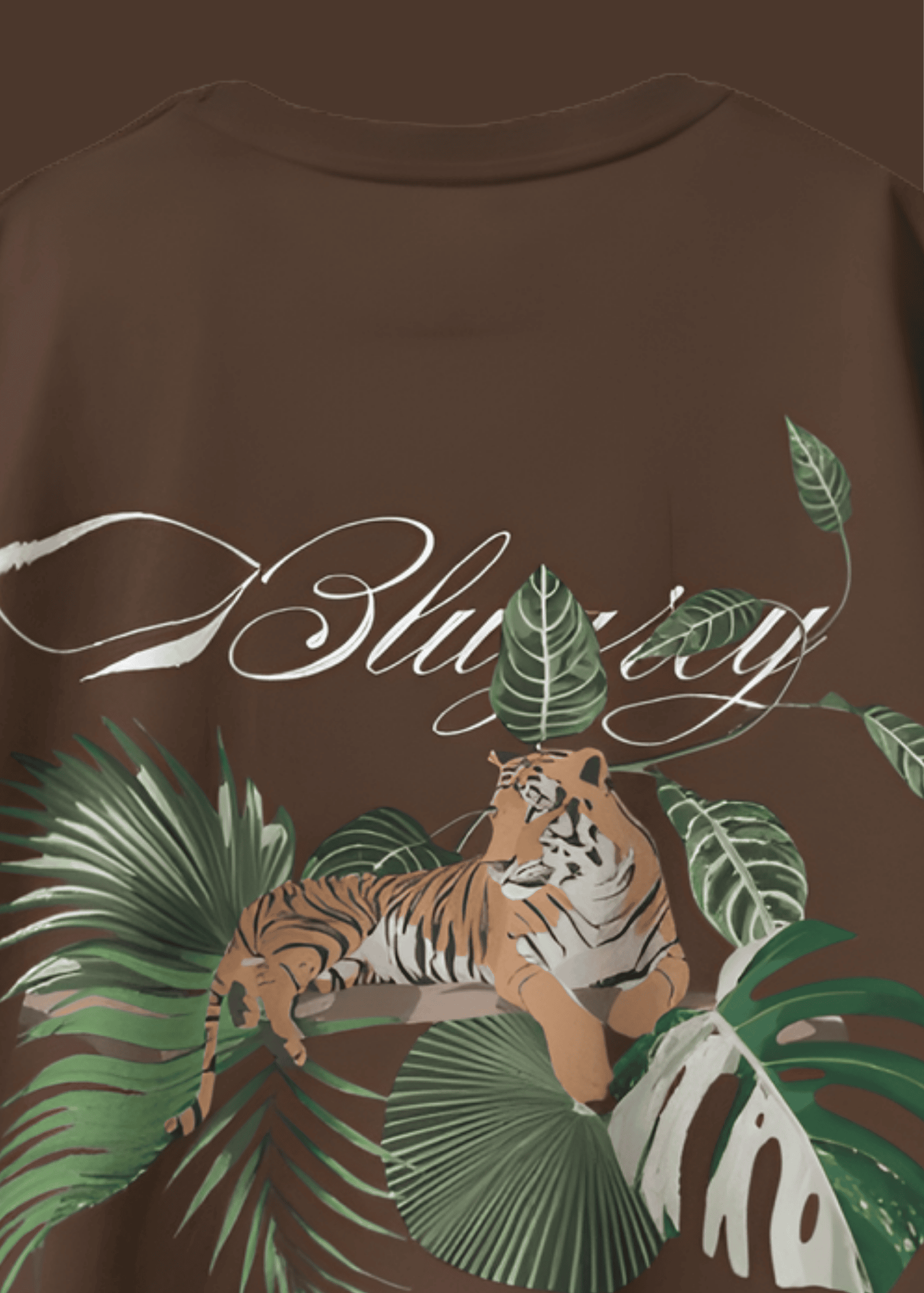 WILD TIGER BROWN T-SHIRT