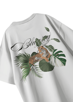 WILD TIGER WHITE T-SHIRT